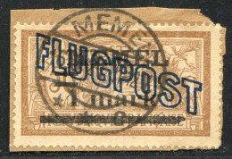 REF 090 > MEMEL < Yv PA N° 4 Ø < BEAU OBLITERE Sur FRAGMENT - Used Ø Air Mail > - Gebraucht