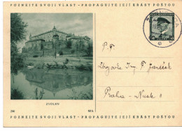 Illustrated Postal Card Zvolen  PC Žarnovica CDV69 246 - Cartoline Postali