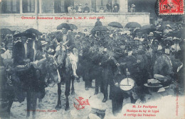 Le Pouliguen * 1909 * Grande Semaine Maritime L.M.F. Aout 1908 * Musique 64ème Régiment De Ligne & Cortège Paludiers - Le Pouliguen