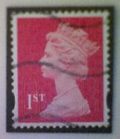 Great Britain, Scott #MH440, 2019, Used, Machin, 1st, Dark Red - Machins