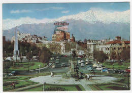 AK 214431 CHILE - Santiago - Plaza Baquedano - Cordillera De Los Andes - Cile