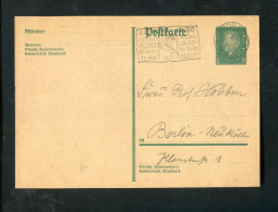 "DEUTSCHES REICH" 1930, Stempel "LEIPZIG, Jagd- Und Pelzausstellung" Auf Postkarte (B1161) - Tarjetas
