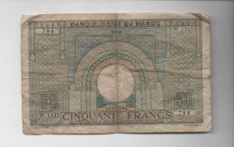 MAROC : 50 FRANCS 1946 - Marruecos