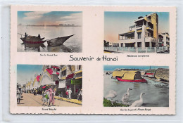 Vietnam - Souvenir De Hanoi - Résidences Européennes - Sur Le Grand Lac - Grand Marché - Sur Les Berges Du Fleuve Rouge  - Viêt-Nam