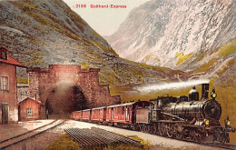 GÖSCHENEN (UR) Gotthard-Express - Verlag Photoglob 2135 - Göschenen