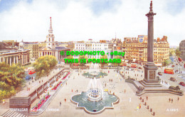 R470050 London. Trafalgar Square. Valentine. Art Colour. E. W. Trick - Autres & Non Classés