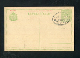 "UNGARN" 1915, Postkarte Mi. P 39 Ovalstempel "BUDAPEST" (B1166) - Interi Postali