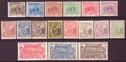 Guyana 1904 Y.T.49/65 */MH VF/F - Ongebruikt