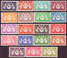 Guyana 1945 Y.T.182/200 **/MNH VF/F - Unused Stamps