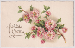 Fröhliche Ostern - Rosen - Gelaufen 1931 Ab Biglen - Bloemen