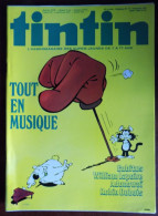 Tintin N° 10/1980 Couv. Dupa - Plastic Bertrand (3p) - - Kuifje