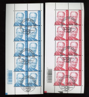 Feuillets De 10 Roi Albert. Ø 5-11-2002 - Used Stamps