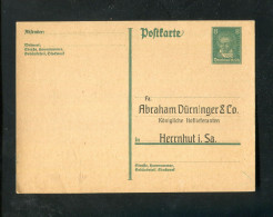 "DEUTSCHES REICH" 1927, Postkarte Mi. P 176I Mit Vordruck ** (B1173) - Tarjetas