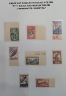 O) 1951 CUBA, IMPERFORATE MUESTRA - SPECIMEN, MANUSCRIPT CANCELLATION, MIGUEL TEURBE TOLON AND FLAG, NARCISO LOPEZ. EMIL - Autres & Non Classés