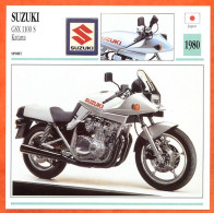 SUZUKI GSX 1100 S Katana 1980 Fiche Technique Moto - Sport