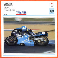YAMAHA FZR 750 R 24 Heures Du Mans Fiche Technique Moto - Sport