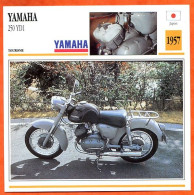 YAMAHA 250 YD1 1957  Japon Fiche Technique Moto - Sports