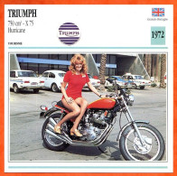 TRIUMPH 750 X75 Hurricane 1972 UK Fiche Technique Moto - Sport