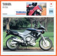 YAMAHA 850 TDM 1991 Japon Fiche Technique Moto - Sport