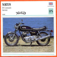 NORTON 850 Commando  1974 UK Fiche Technique Moto - Sport