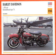 HARLEY DAVIDSON 750 WLA 45 1946 USA Fiche Technique Moto - Sport