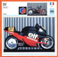 ELF 500 Elf 2 Course  1984 France Fiche Technique Moto - Sport