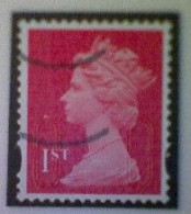 Great Britain, Scott #MH440, 2021, Used, Machin, 1st, Dark Red - Machin-Ausgaben