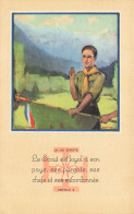 Scoutisme * CPA Illustrateur Paul COZE Coze * La Loi Scoute * Scout Scouts Jamborée * - Scoutismo