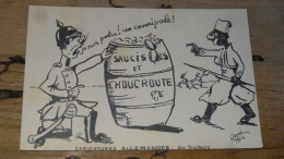 Guerre 1914-1918, Carte Satirique Guillaume ................ BF-18593 - Humoristiques