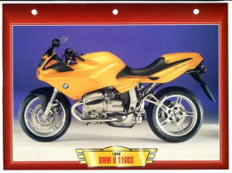 BMW R 1100S  1999   Technique  Illustrée Documentée  Motos Sportives Sport Fiche  Moto - Deportes