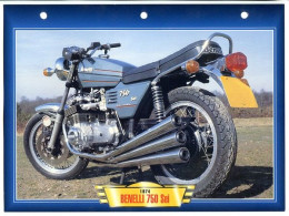 BENELLI 750 Sei  1974   Technique Illustrée Documentée Motos De Légende Fiche  Moto - Deportes