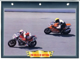 200 MILES DE DAYTONA  Technique  Illustrée Documentée  Motos Courses Competition Sport Fiche  Moto - Deportes