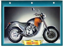 APRILIA MOTO 65 1996  Technique  Illustrée Documentée  Motos De Route Routieres Fiche  Moto - Sports