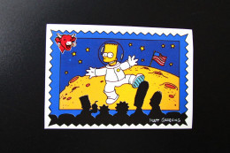 Autocollant "LA VACHE QUI RIT" Série : "LES SIMPSON En Amérique" - Stickers