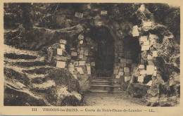 2-74281 01 21 - THONON LES BAINS - GROTTE DE NOTRE DAME DE LOURDES - Thonon-les-Bains