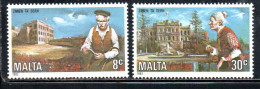 MALTA 1982 MEN AND HOME CARE OF THE ELDERLY YEAR ANNO DELLA CURA PER GLI ANZIANI COMPLETE SET SERIE COMPLETA MNH - Malte