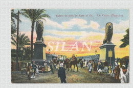 Postal Antigua De Egipto, El Cairo. Pirámides, Desierto, Río Nilo/Ancient Postcard From Egypt, Cairo. Pyramids, Desert, - El Cairo