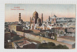 Postal Antigua De Egipto, El Cairo. Pirámides, Desierto, Río Nilo/Ancient Postcard From Egypt, Cairo. Pyramids, Desert, - Cairo