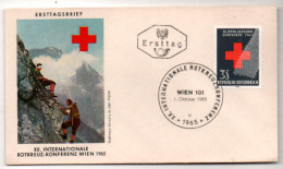 Österreich 1965 MiNr.: 1195 Rotes Kreuz Ersttag; Austria FDC Scott: 701  YT: 959BA Sg: 1321 - FDC