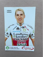 Fotokaart - CAPELLE Ludovic / Landbouwkrediet-Colnago - Cyclisme