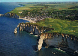 CPM..76..ETRETAT..PHOTO AERIENNE - Etretat