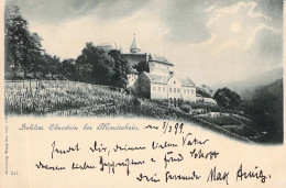 Schloss Eberstein Bei Mondschein Gel.1898 AKS - Gernsbach