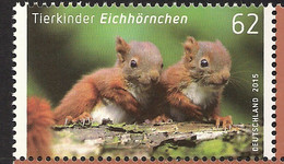 2015 Germany  Deutschland  Mi. 3124-5**MNH   Tierbabys - Neufs