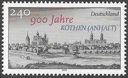 2015 Germany  Deutschland  Mi. 3138 **MNH   900 Jahre Köthen - Ungebraucht