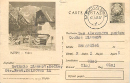 Postal Stationery Postcard Romania Busteni Resort Chalet - Rumania
