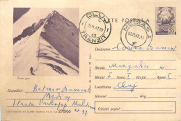 Postal Stationery Postcard Romania Mountain Hike - Rumania
