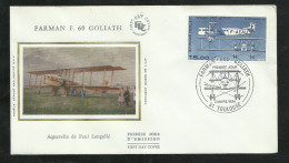 FDC Lettre Illustrée Premier Jour Tououse  Le 03/03/1984 P.A.N° 57 Farman F 60 Goliath    B/TB  Voir Scan  ! ! - 1980-1989