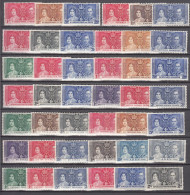 GB1937,42V Not Complete,Coronation Issue Omnibus, Most MH,(C980) - Familles Royales