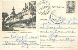 Postal Stationery Postcard Romania Calimanesti Bath Pavillion - Romania