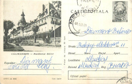 Postal Stationery Postcard Romania Calimanesti Bath Pavilion - Romania